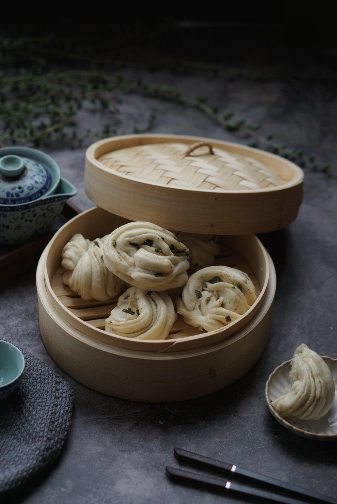 胡萝卜汁花卷馒头