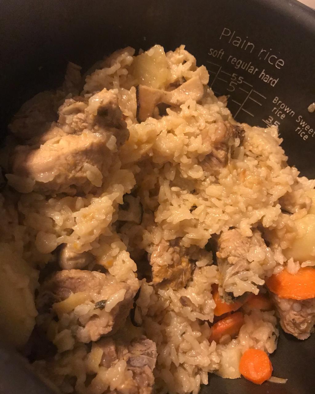 电饭锅版排骨焖饭