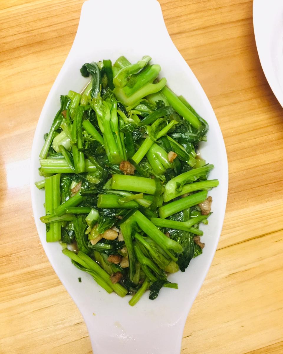 香妃168做的lee-油渣炒连州菜心