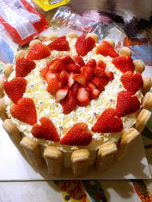 草莓蛋糕的做法 步骤7
