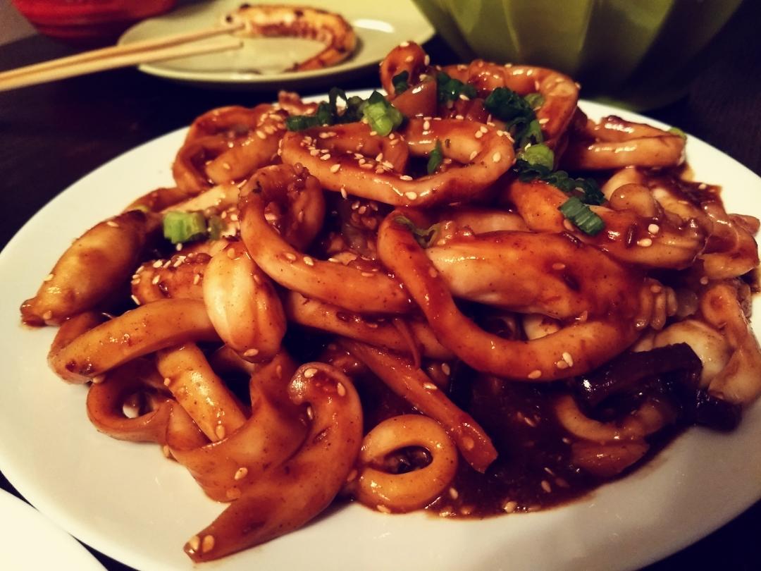 香辣鱿鱼