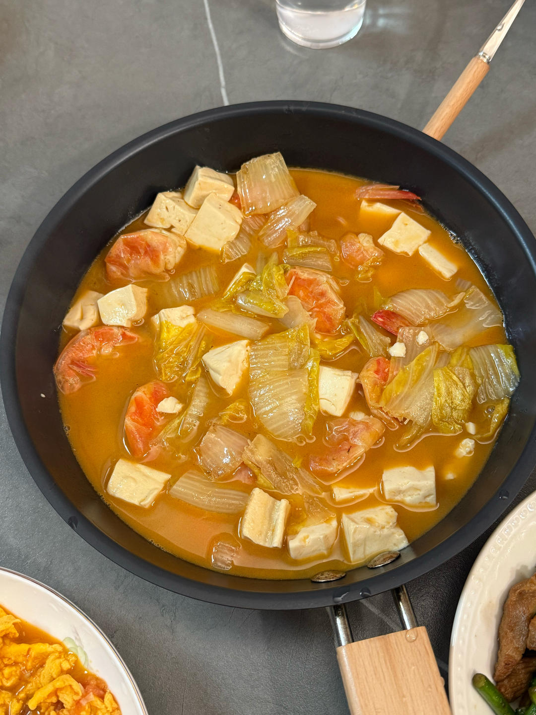 虾仁白菜豆腐减脂汤