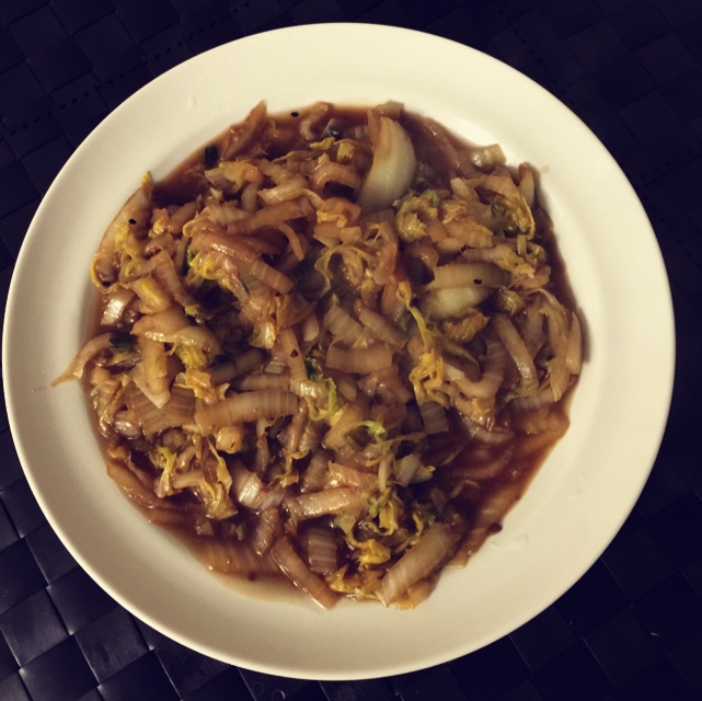 蚝油烧白菜