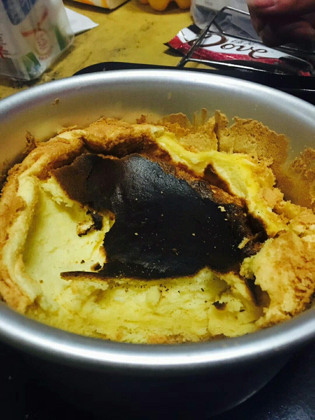 6寸原味戚风蛋糕