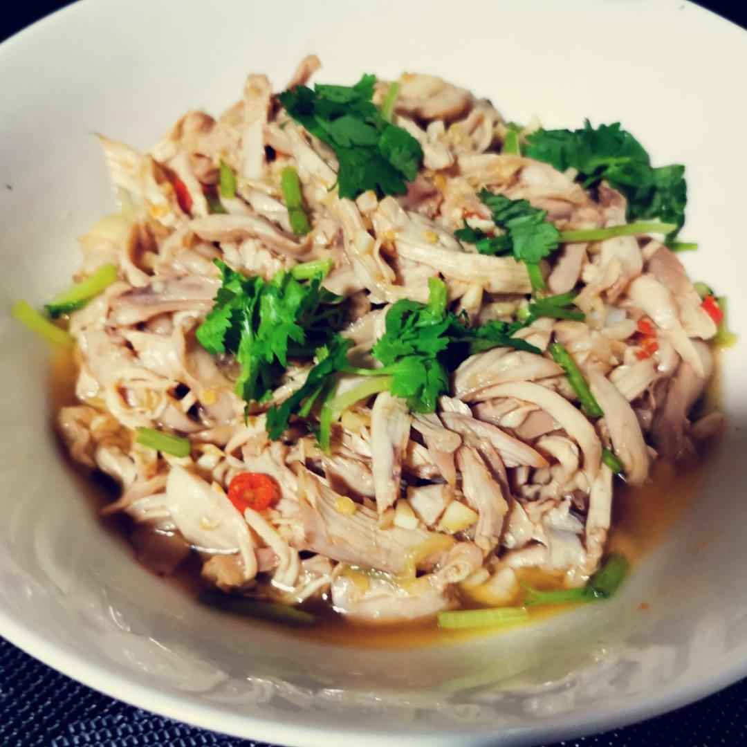 减脂健身｜凉拌手撕鸡丝（香辣&麻油版）