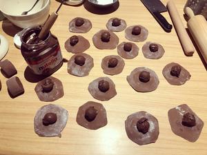 爆浆Nutella巧克力包子的做法 步骤4