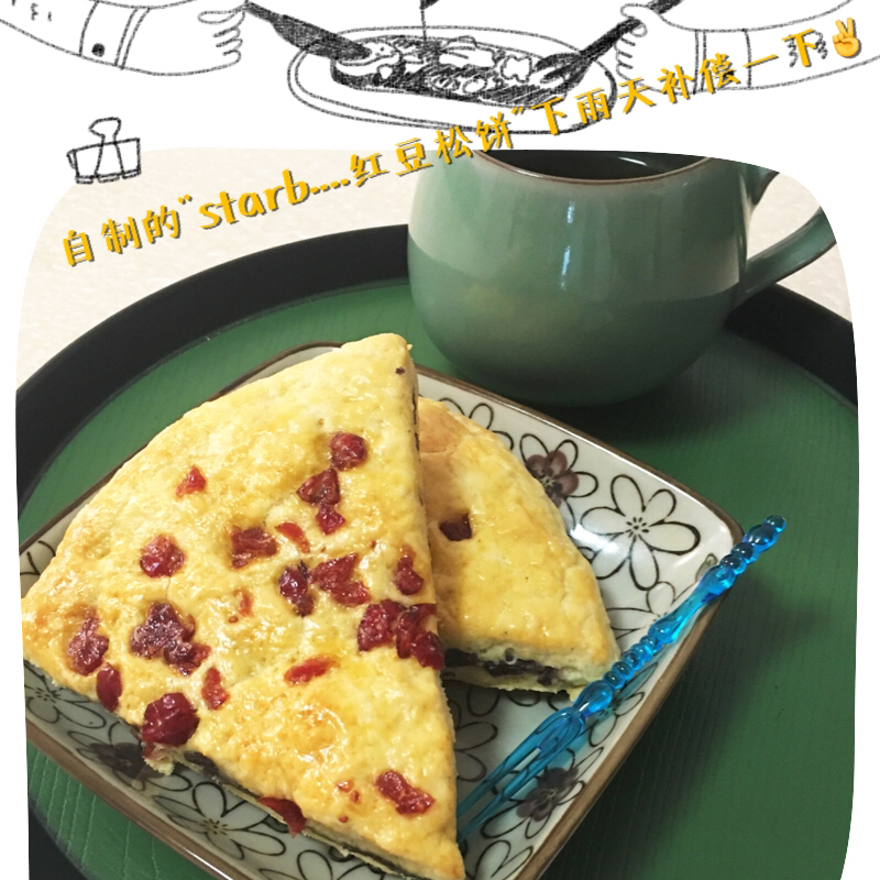 星巴克红豆松饼