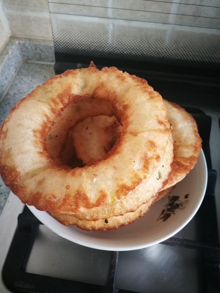 长沙小吃 葱油粑粑（葱油米浆饼）