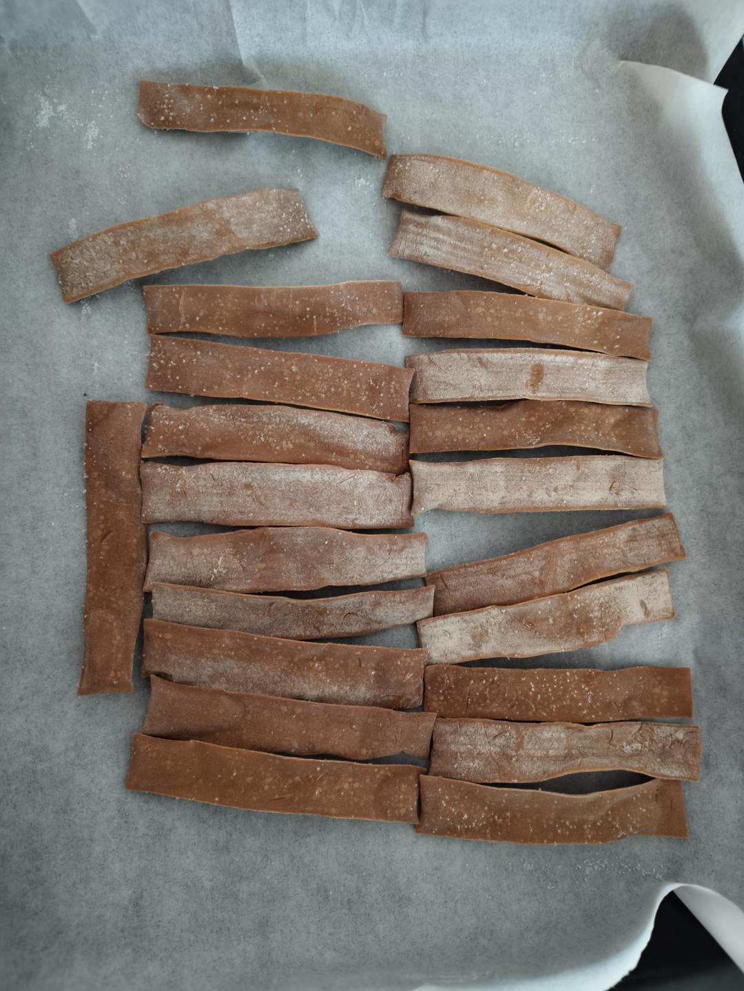 【无油薄脆条】懒人烤馄饨皮