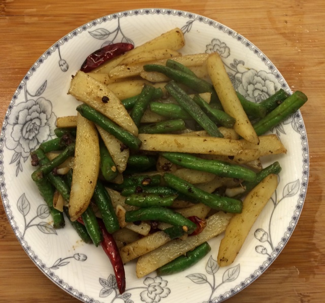 干煸豆角土豆
