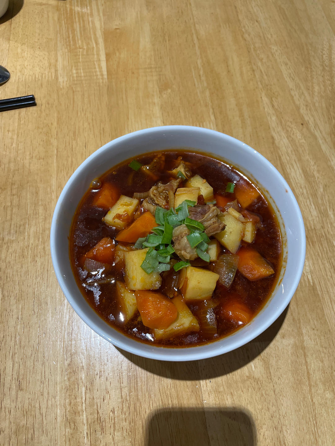 番茄土豆炖牛腩