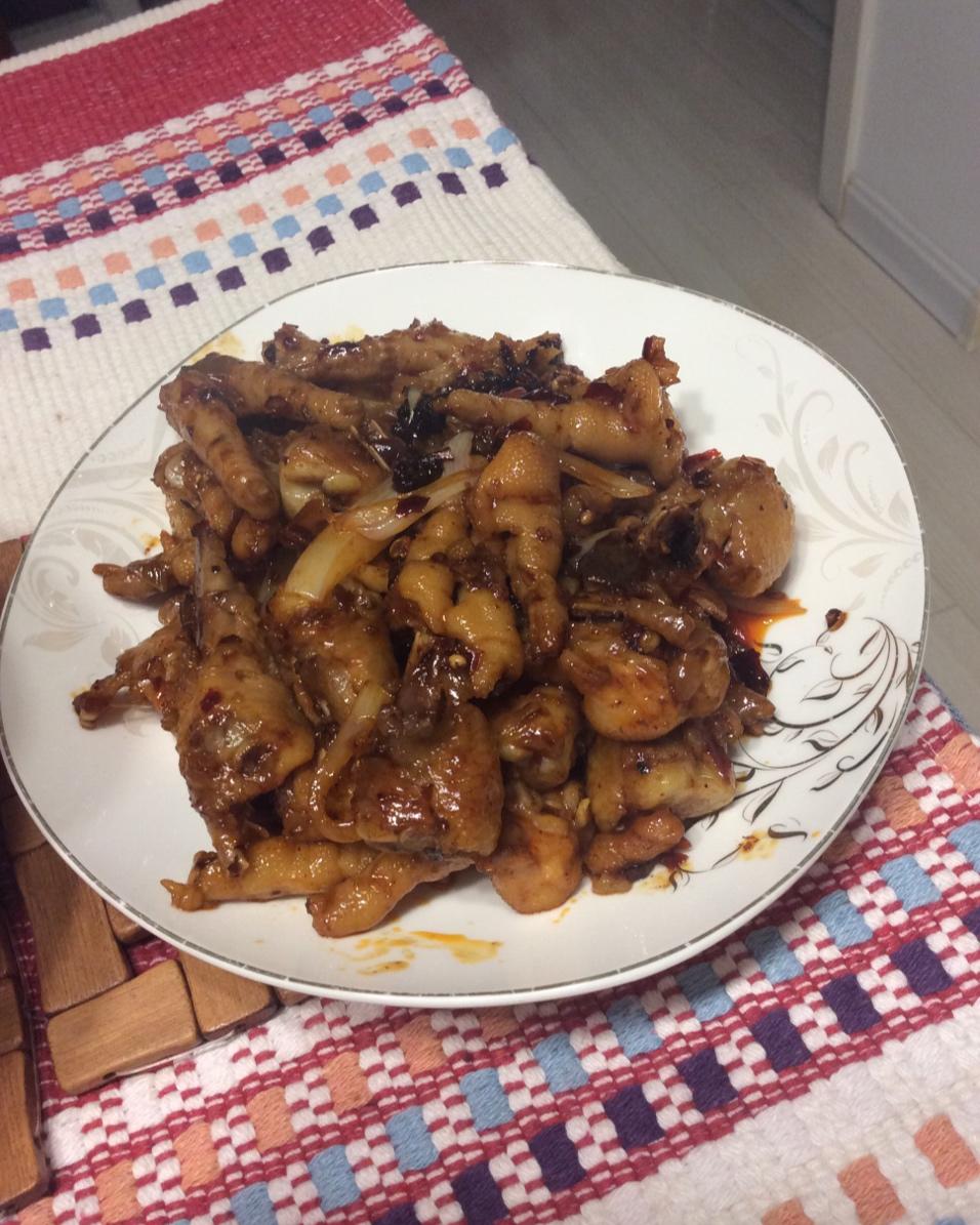 辣炒鸡架