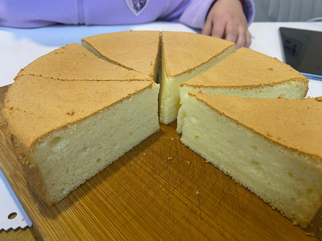 视频菜谱:原味戚风蛋糕8寸戚风蛋糕不裂