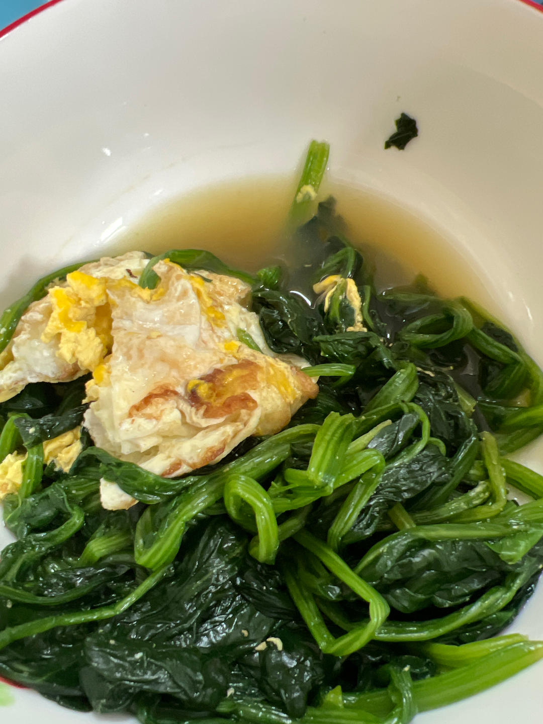 菠菜鸡蛋汤