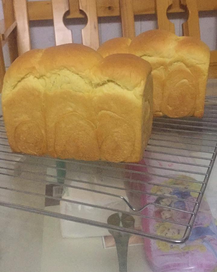 南瓜吐司，奶香南瓜吐司，极致柔软，直接法