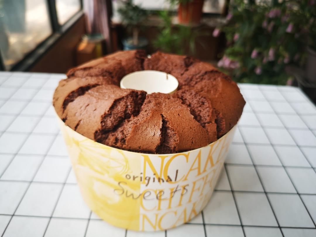 不消泡的巧克力戚风