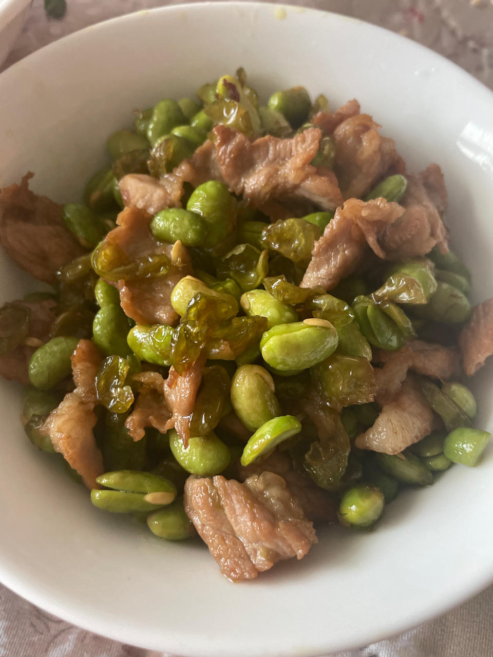 超级下饭菜：毛豆炒肉