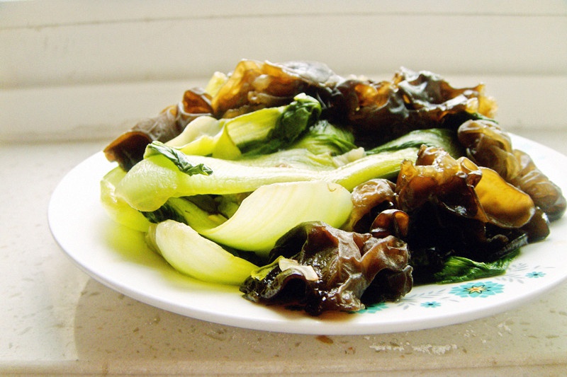 蒜香油菜木耳