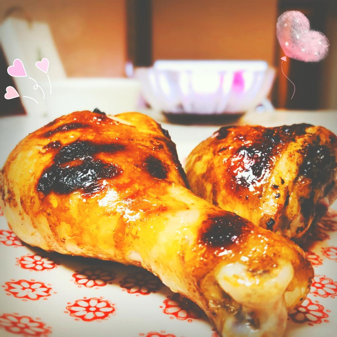 蜜制烤鸡腿