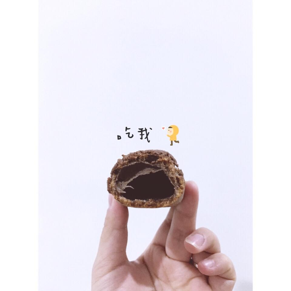 巧克力酥皮泡芙