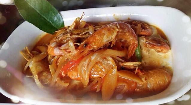 娘惹咖喱大虾的做法