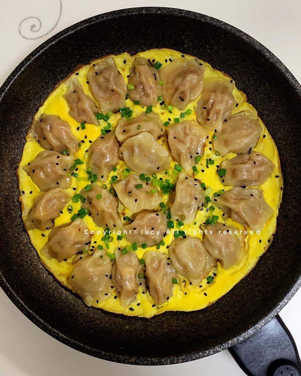 懒人快手抱蛋煎饺