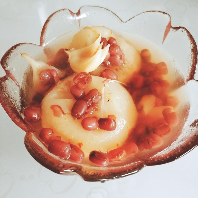 【马蹄百合红豆的做法步骤图,怎么做好吃】手机用户6581_mzq3_下厨房