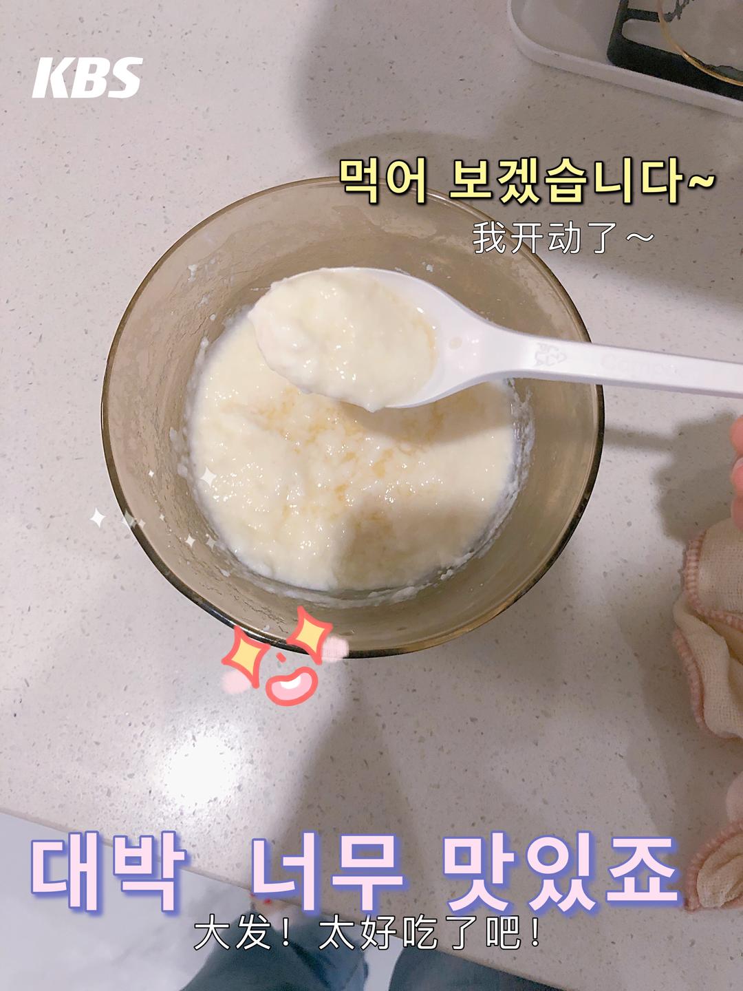 黄磊向往的生活同款桃花撞奶的做法