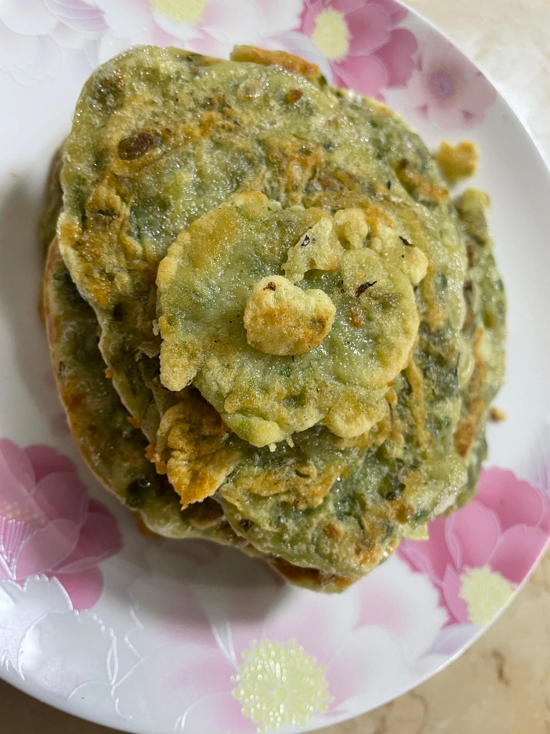 吃出早春的味道：香煎马齿苋饼