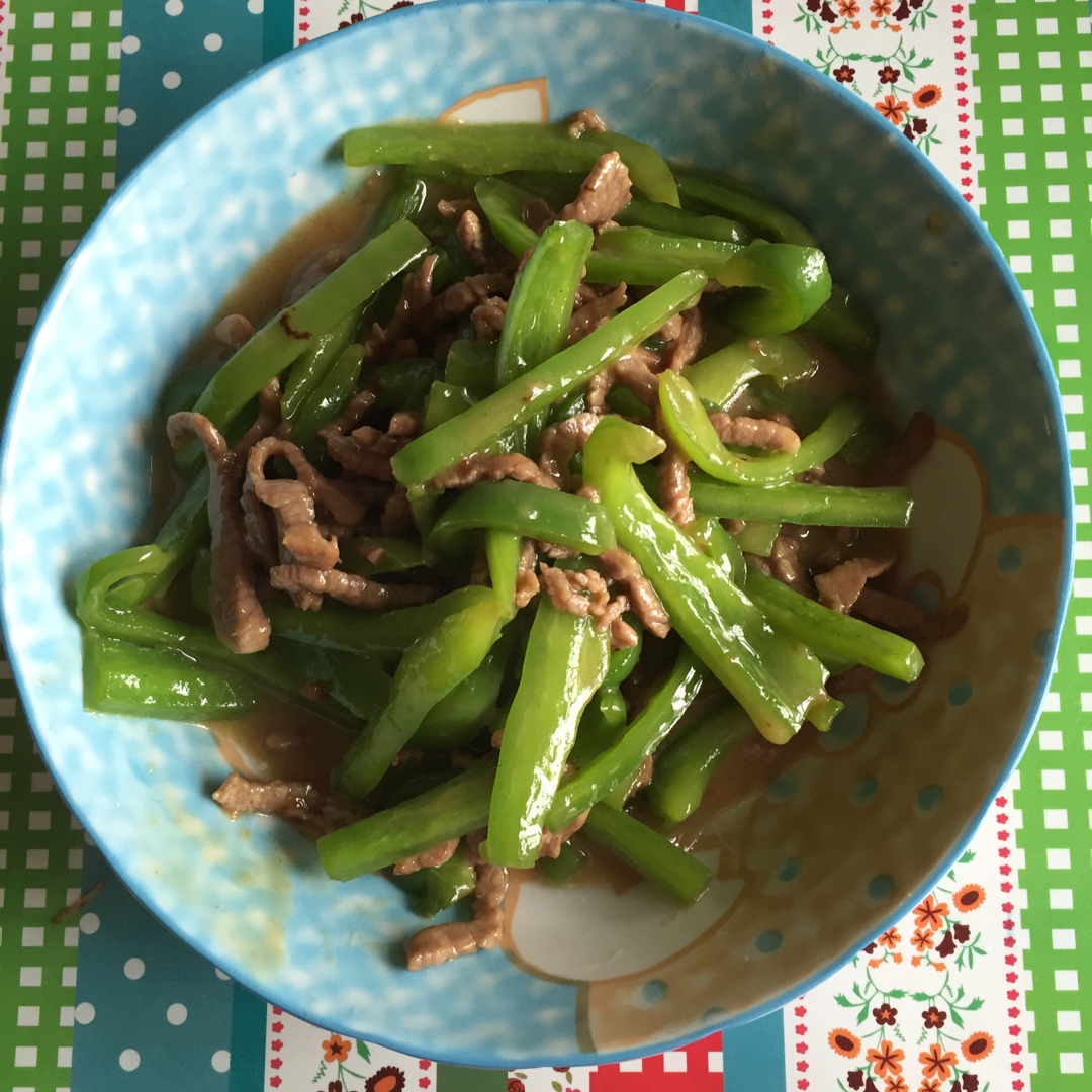 青椒牛肉
