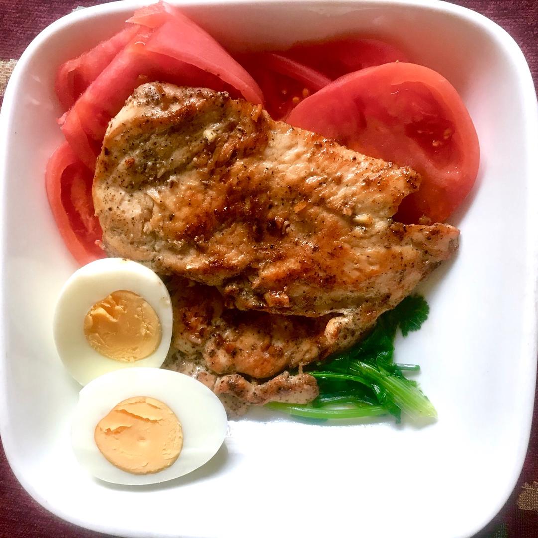 酷炫屌炸天好吃的煎鸡胸肉（香蒜蜂蜜煎鸡胸肉）