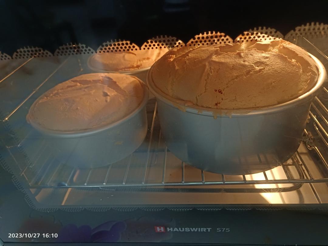 戚风蛋糕8寸超级详细版
