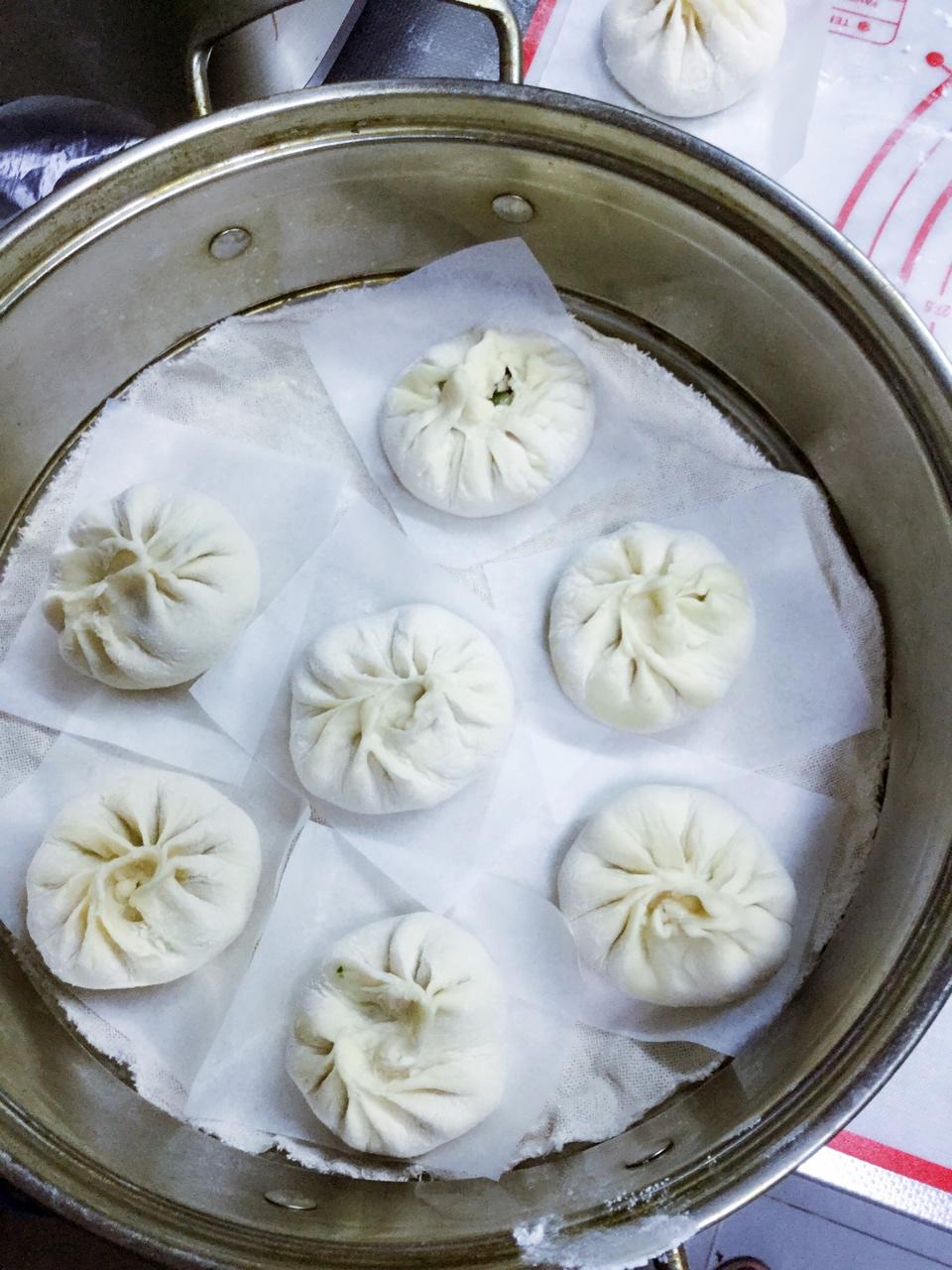 节省一半时间的大包子（另付翠绿菜包子，肉包子，腹黑包子食谱）
