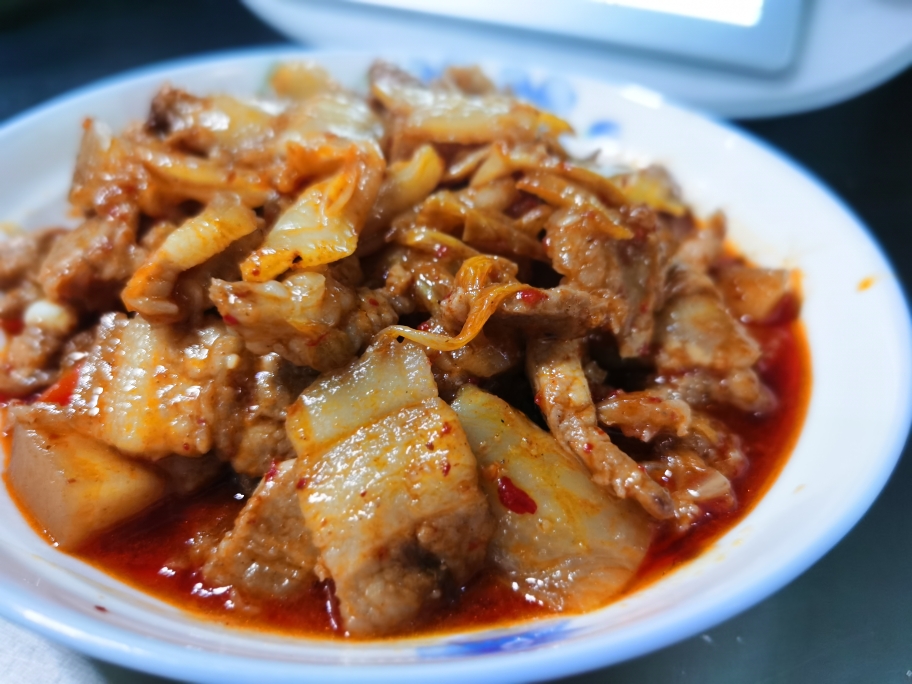 韩式泡菜五花肉的做法