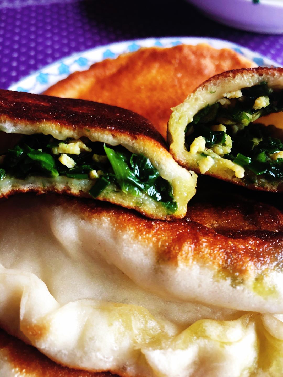 韭菜盒子的做法