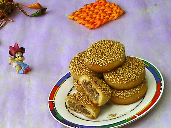 椒盐小麻饼的做法