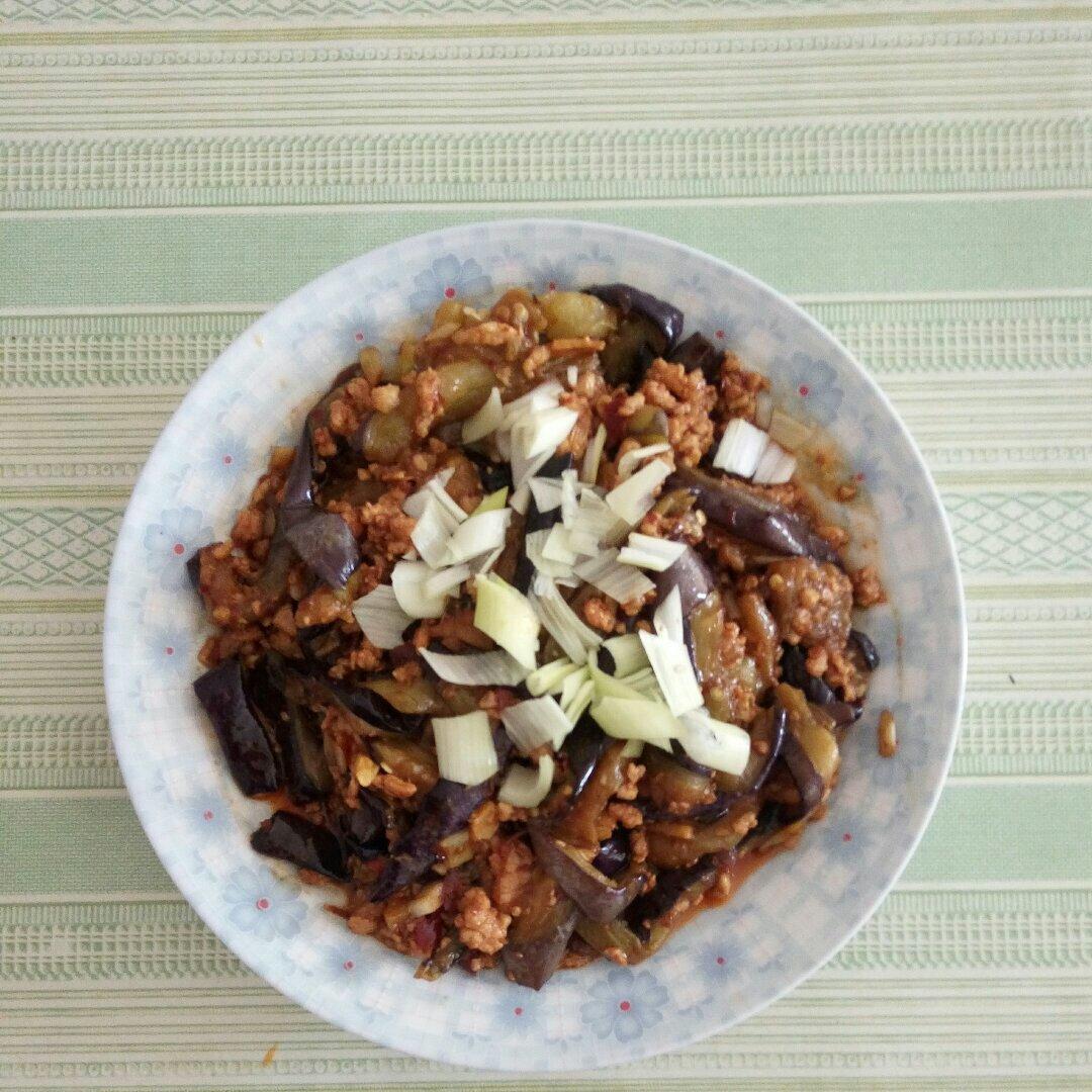 红烧肉沫茄子