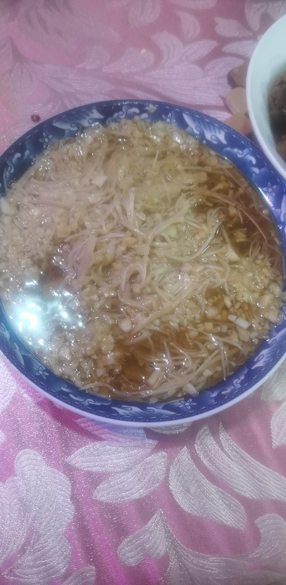 蒜蓉蒸金针菇