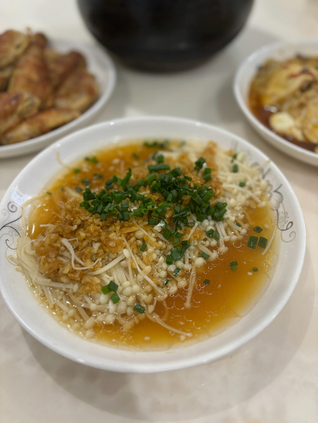 蒜蓉蒸金针菇