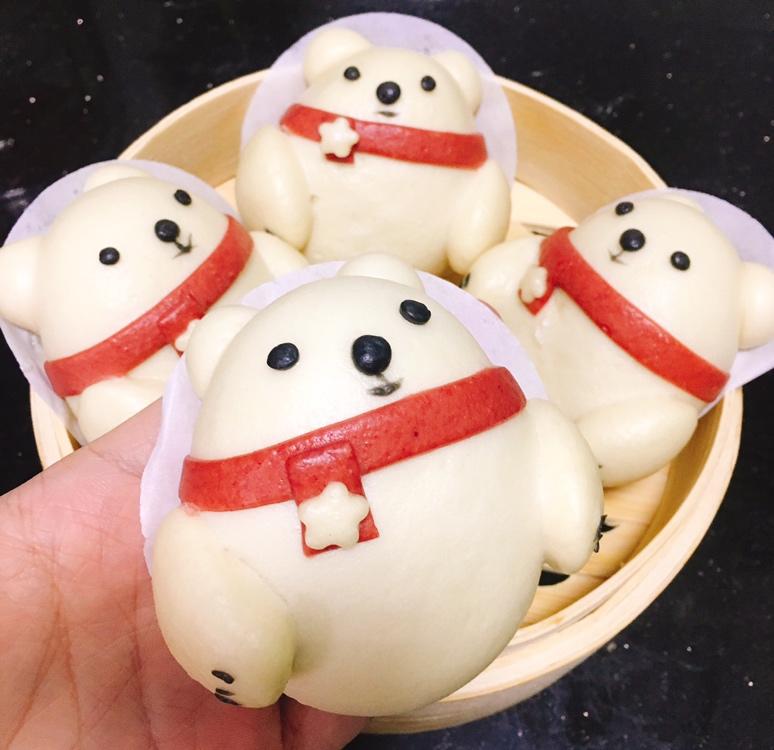 围巾熊包子