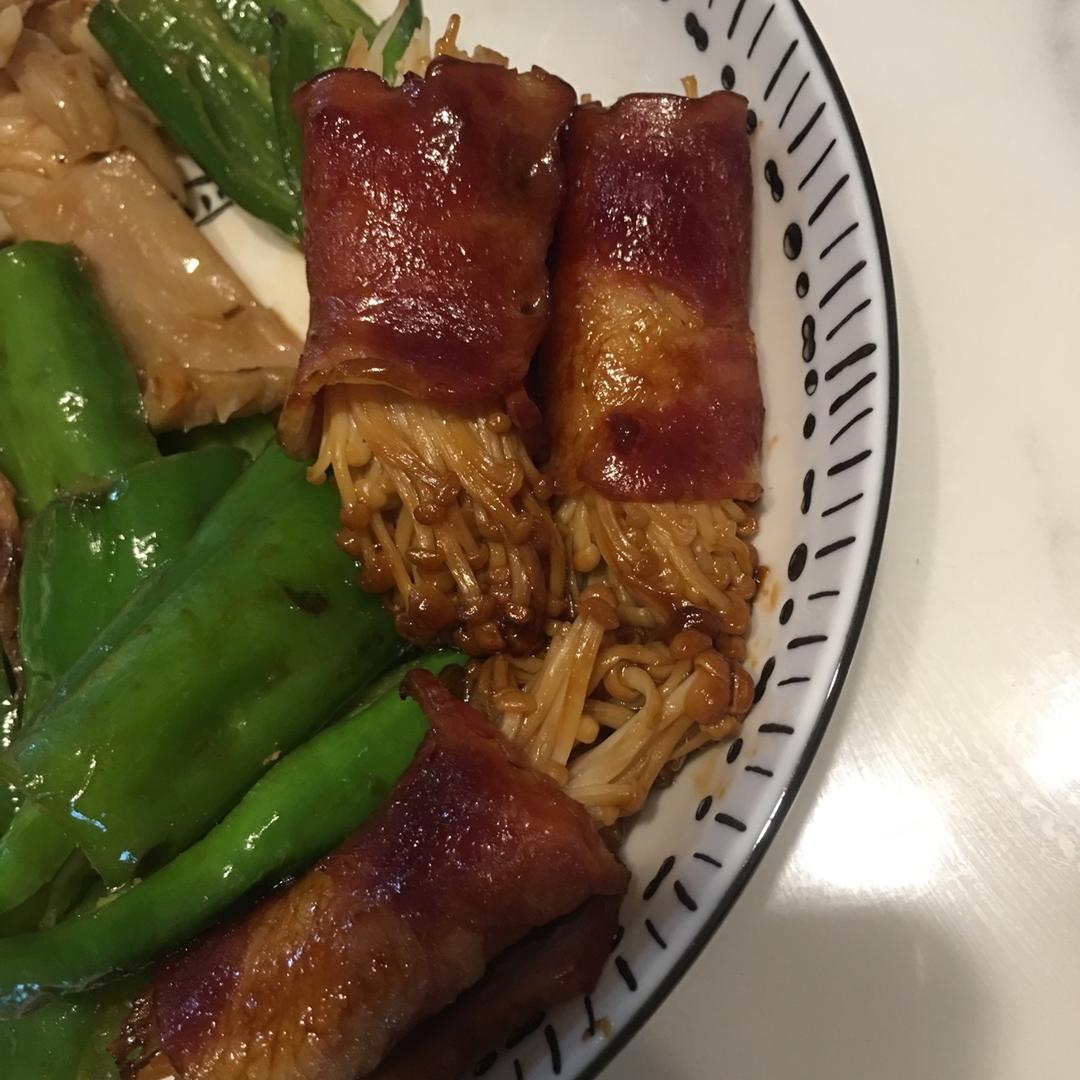 金针菇培根卷
