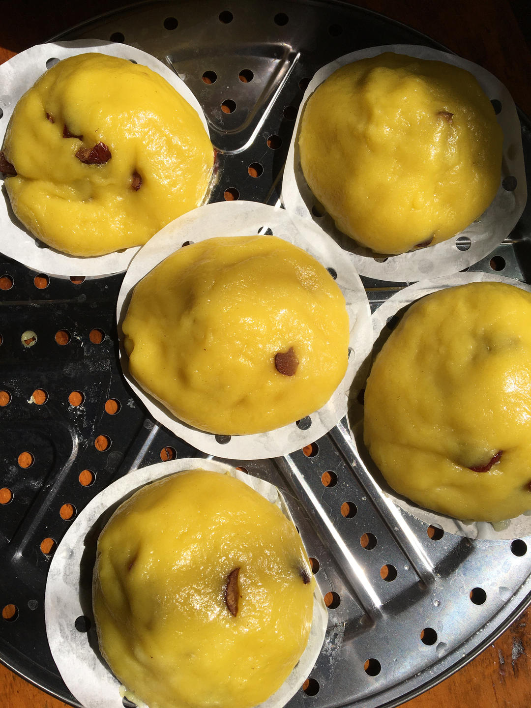 黄米面粘豆包