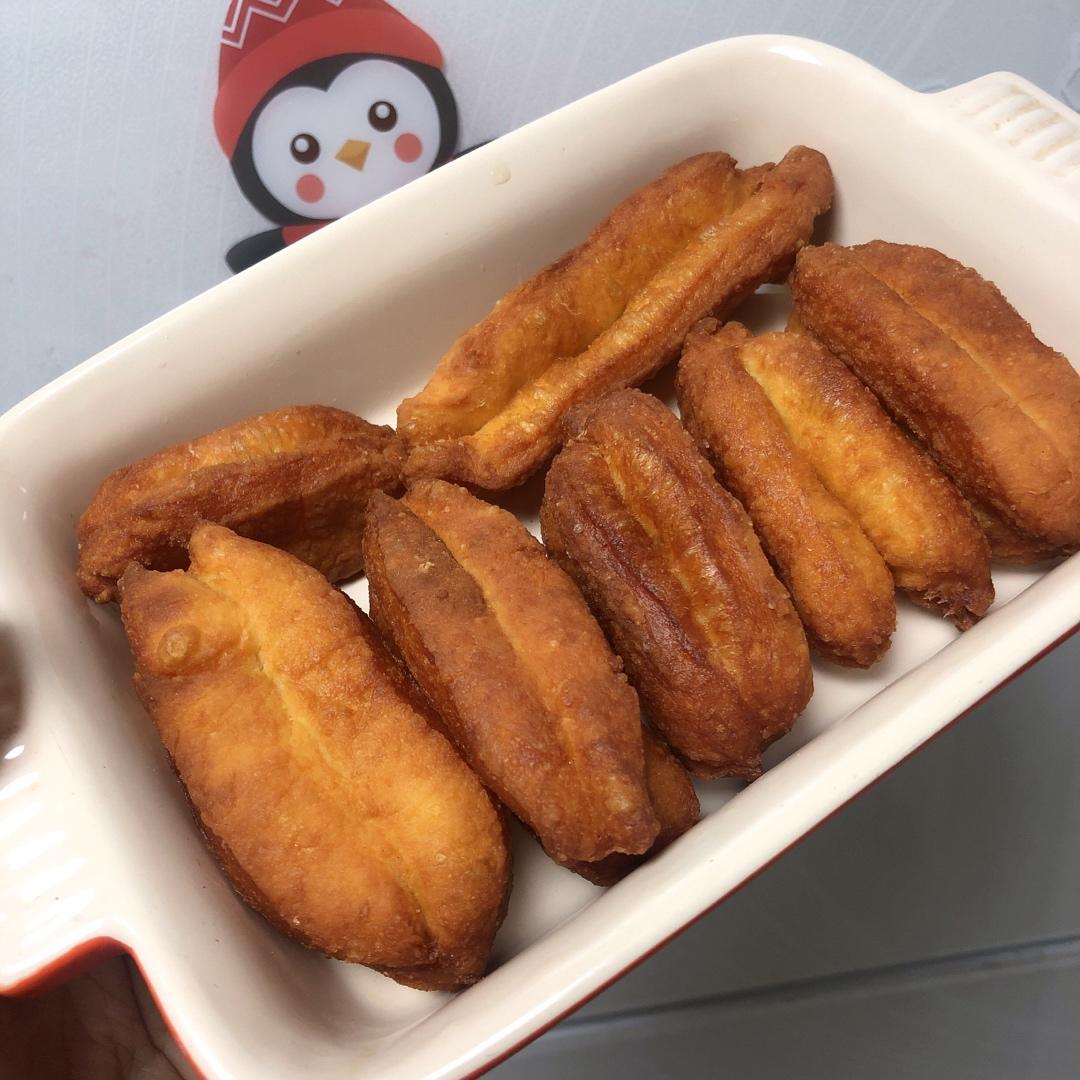 自制无泡打粉油条