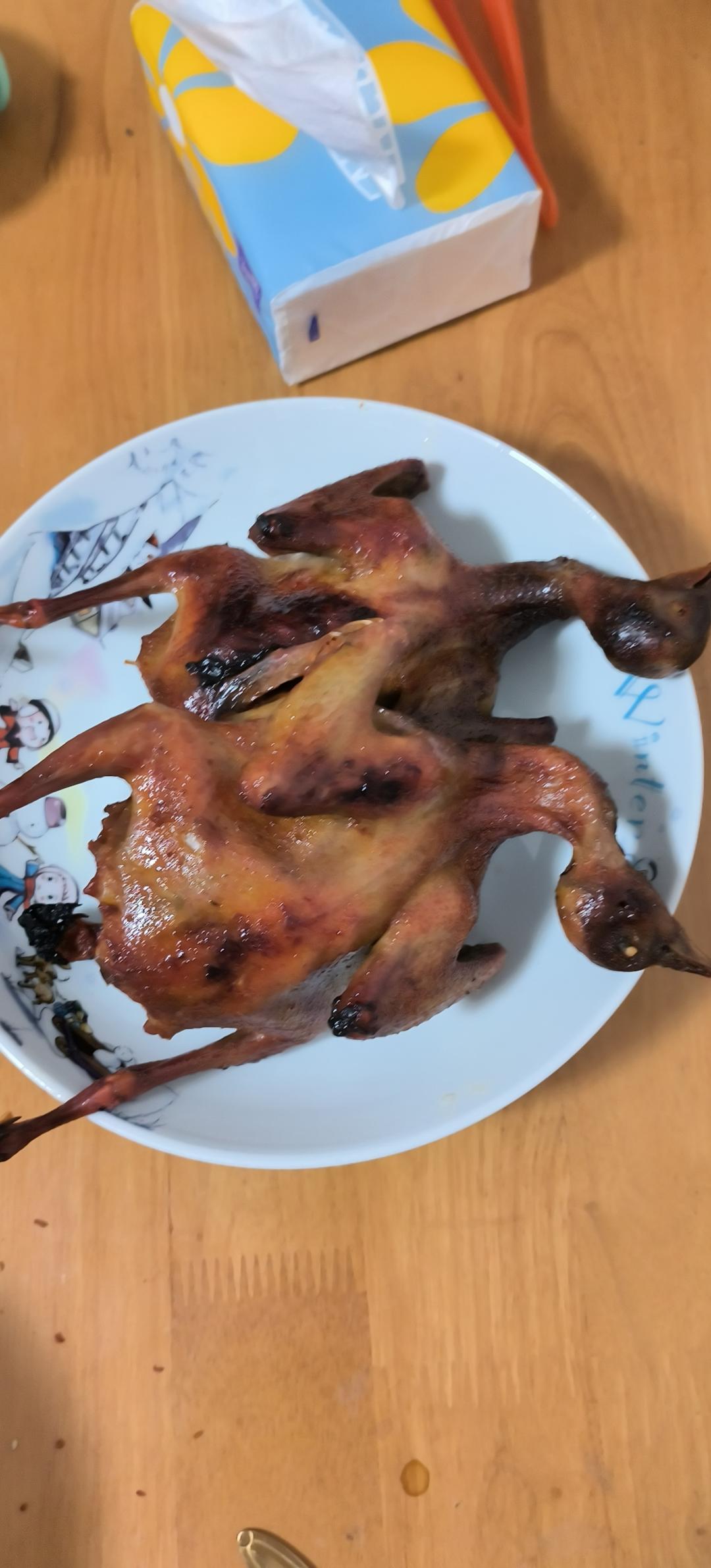 比光明招侍所还好吃的“烤乳鸽”（烤箱版）