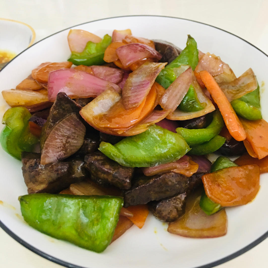 软嫩不腥的爆炒猪肝