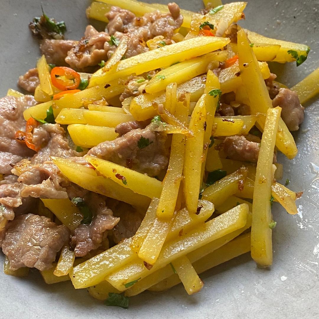 土豆炒牛肉