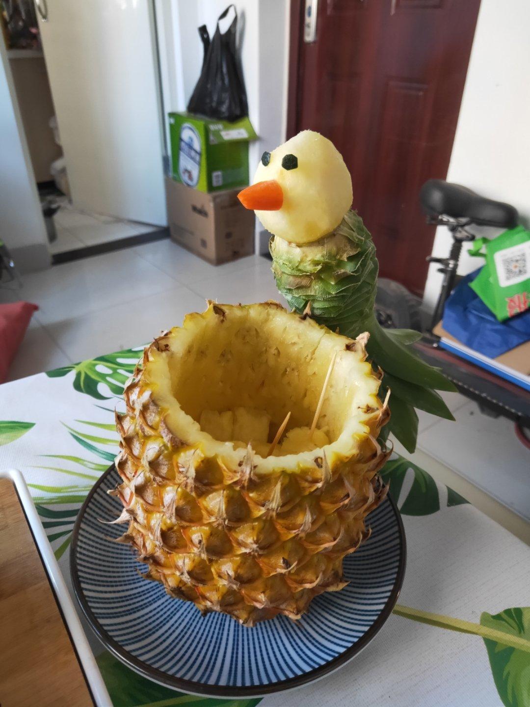 鹦鹉水果盘 （动物水果盘）