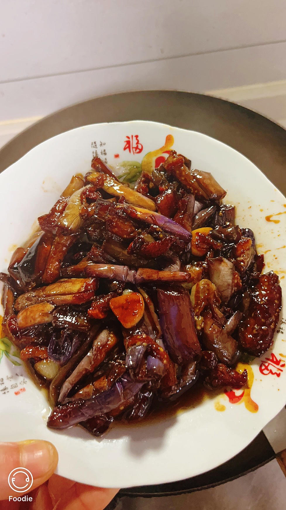 老丁的私房菜-油焖茄子