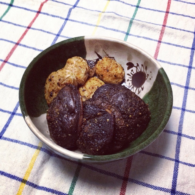 孜然烤香菇