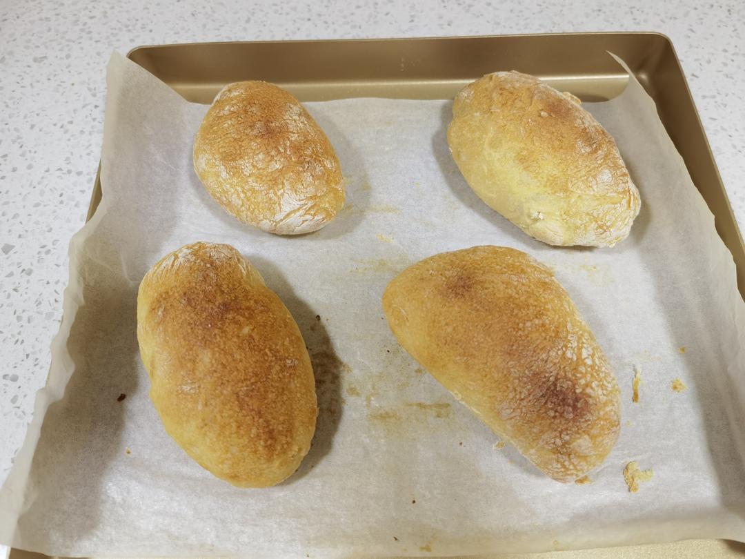 意大利恰巴塔初体验｜无糖少油面包｜波兰种｜大水量